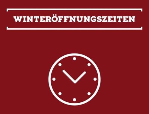 Winteröffnungszeiten ab 01.10.2023